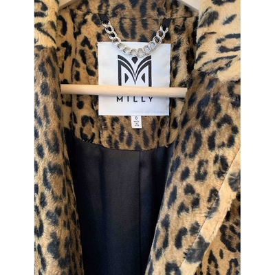 Pre-owned Milly Faux Fur Coat