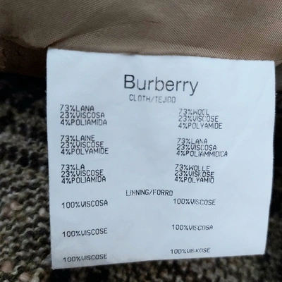 Pre-owned Burberry Wool Blazer In Multicolour