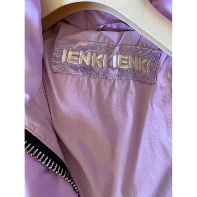 Pre-owned Ienki Ienki Pink Coat