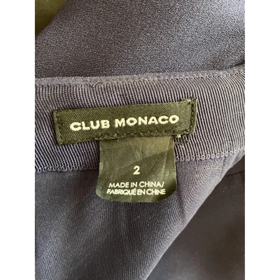 Pre-owned Club Monaco Maxi Skirt In Blue