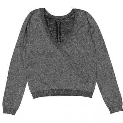 Pre-owned Equipment Wool Jumper In Silver