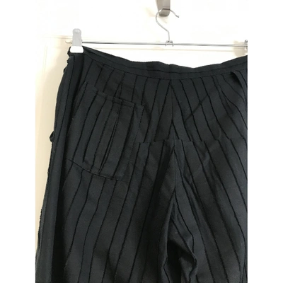 Pre-owned Roland Mouret Trousers In Black