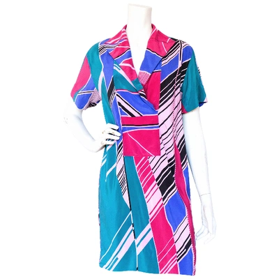 Pre-owned Loewe Multicolour Silk Dress