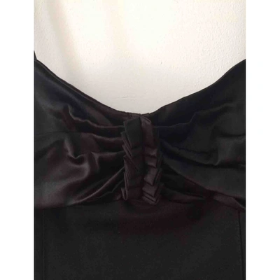 Pre-owned Pinko Mini Dress In Black