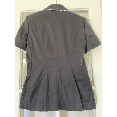 Pre-owned Nina Ricci Black Cotton Jacket