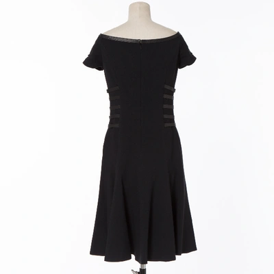Pre-owned Versace Mid-length Dress In Black