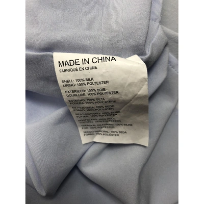 Pre-owned Club Monaco Blue Silk Dress