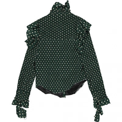Pre-owned Vetements Green  Top