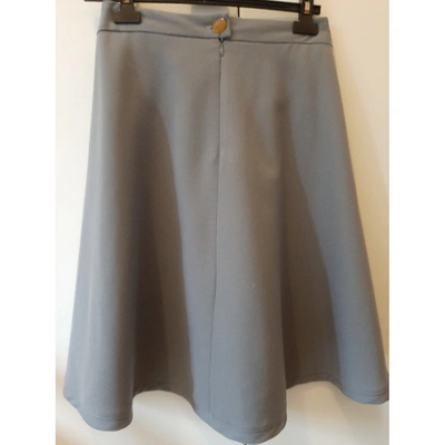 VIVIENNE WESTWOOD Pre-owned Wool Mid-length Skirt In Blue