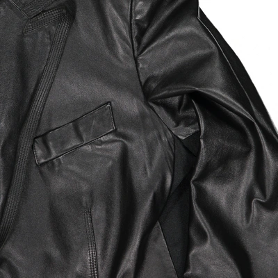 Pre-owned Gucci Black Leather Jacket