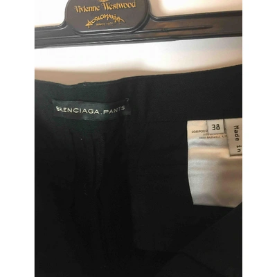 Pre-owned Balenciaga Black Cotton Shorts