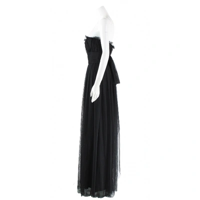 Pre-owned Vera Wang Black Lace Dress
