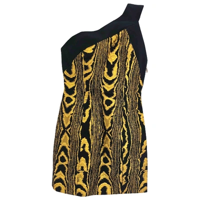 Pre-owned Balmain Yellow Cotton Dress
