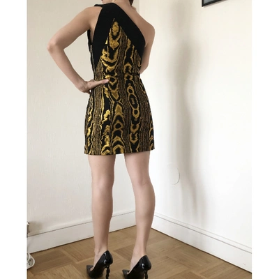 Pre-owned Balmain Yellow Cotton Dress