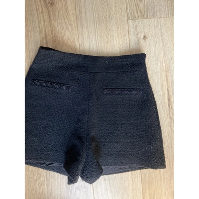 Pre-owned Maje Fall Winter 2019 Black Wool Shorts