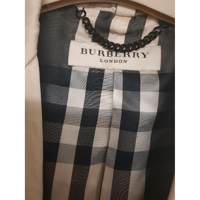 Pre-owned Burberry Metallic Viscose Jacket