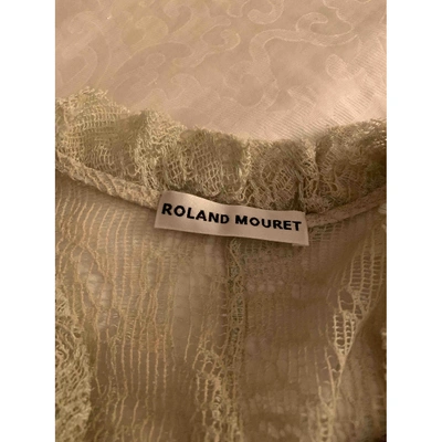 Pre-owned Roland Mouret Shirt In Green