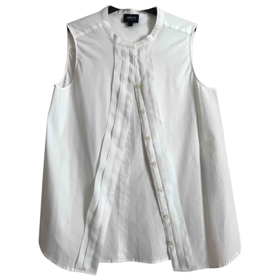 Pre-owned Armani Jeans Vest In White