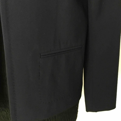 Pre-owned Fendi Wool Blazer In Navy