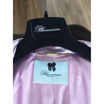 Pre-owned Blumarine Silk Trench Coat