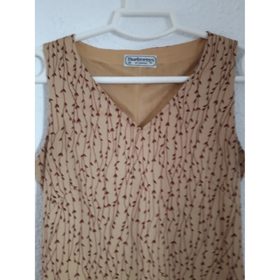 Pre-owned Burberry Dress In Beige