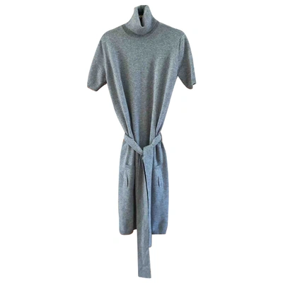 Pre-owned Malo Cashmere Mid-length Dress In Grey