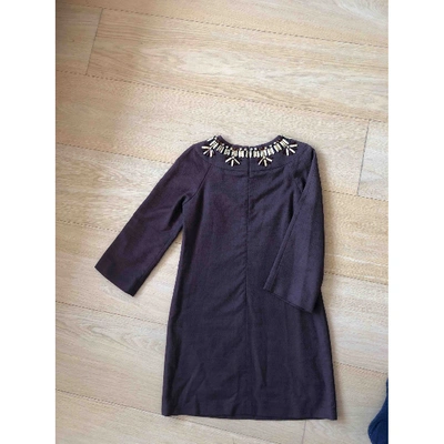 Pre-owned Milly Mid-length Dress In Brown
