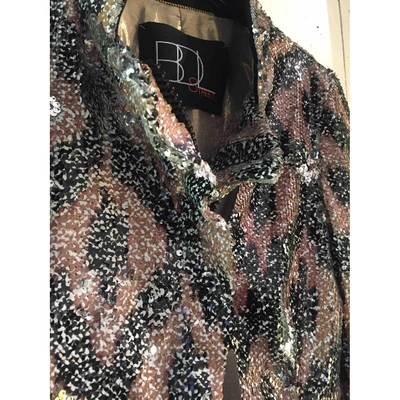 Pre-owned Bazar Deluxe Glitter Short Vest In Multicolour
