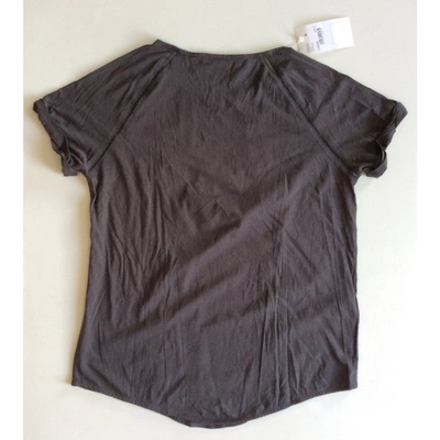 Pre-owned Comptoir Des Cotonniers Silk T-shirt In Anthracite