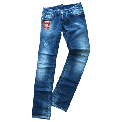 Pre-owned Dsquared2 Large Jeans In Blue