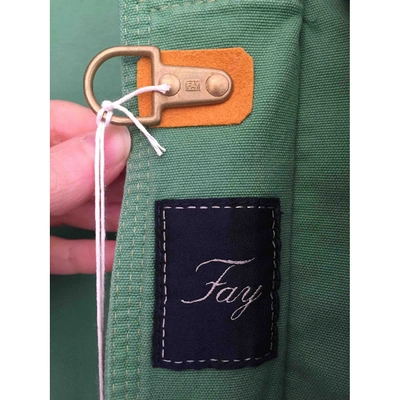 Pre-owned Fay Short Vest In Green