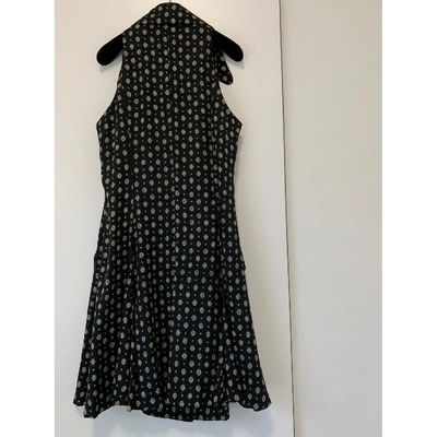 Pre-owned Trussardi Black Silk Dress