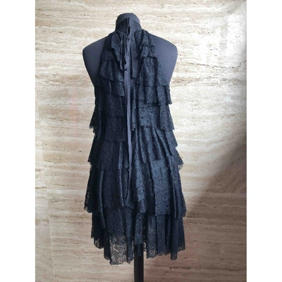 Pre-owned Givenchy Lace Dress In Black