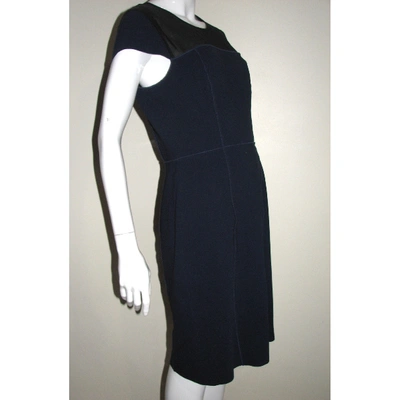 Pre-owned Vera Wang Mid-length Dress In Navy