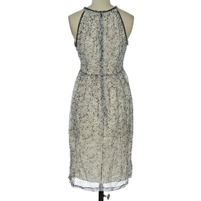 Pre-owned Thomas Wylde Beige Silk Dress