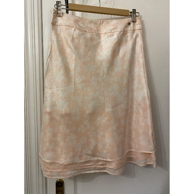 Pre-owned Tommy Hilfiger Silk Mid-length Skirt In Pink