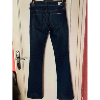 Pre-owned Hudson Blue Cotton - Elasthane Jeans