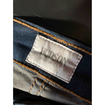 Pre-owned Hudson Blue Cotton - Elasthane Jeans