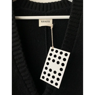 Pre-owned Khaite Black Cashmere Knitwear