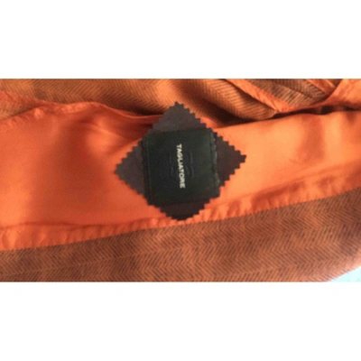 Pre-owned Tagliatore Orange Cotton Jacket