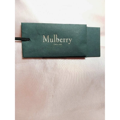 Pre-owned Mulberry Trousers In Pink