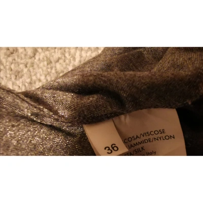 Pre-owned Saint Laurent Mid-length Dress In Grey