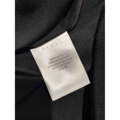 Pre-owned Gucci Black Wool Coat