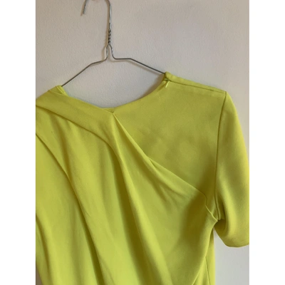Pre-owned Alexander Wang Yellow Polyester Top