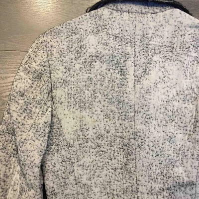 Pre-owned Ermanno Scervino Wool Short Vest In Grey
