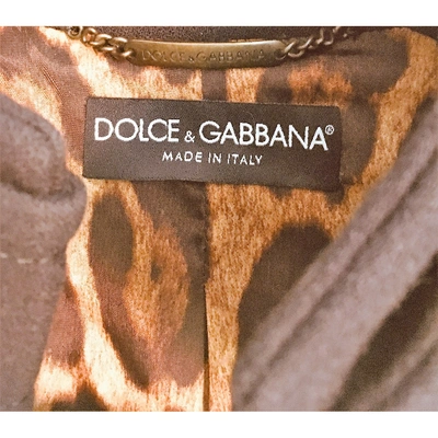 Pre-owned Dolce & Gabbana Black Wool Coat