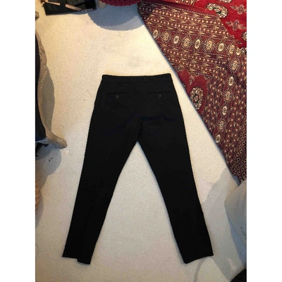 Pre-owned Joseph Slim Pants In Black