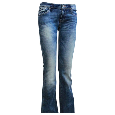 Pre-owned Ralph Lauren Straight Jeans In Blue