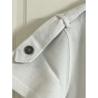 Pre-owned Burberry White Cotton Top