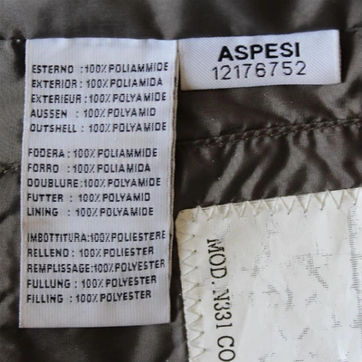 Pre-owned Aspesi Trench Coat In Grey